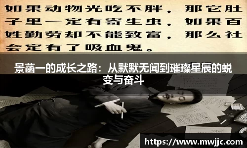 景菡一的成长之路：从默默无闻到璀璨星辰的蜕变与奋斗
